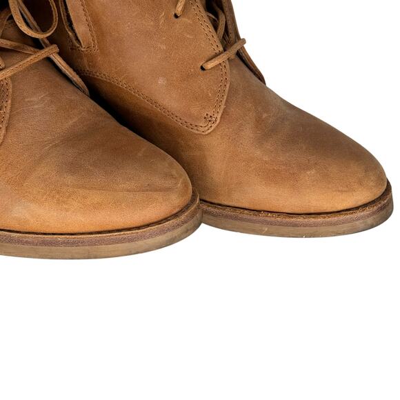 UGG Oriana Chunky Rustic Boot Women's SZ 7.5 Brown Boho Rugged Cottage Core - Picture 9 of 12